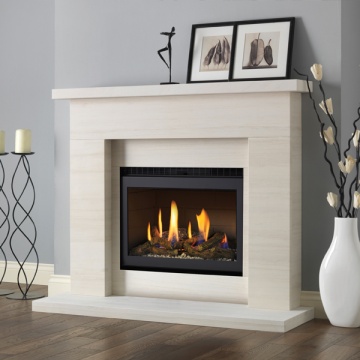 Pureglow Drayton with Chelsea High Efficiency Gas Fire Suite